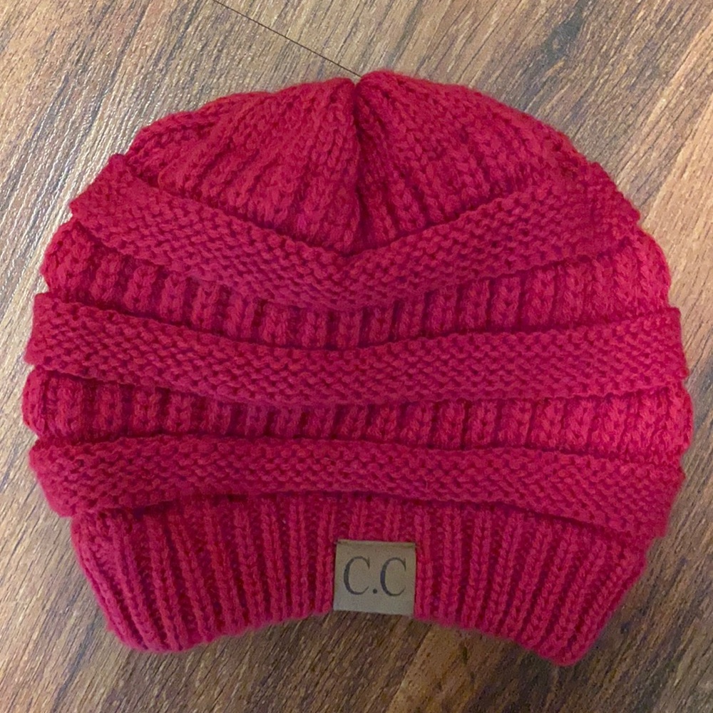 Hot Pink C.C Beanie
